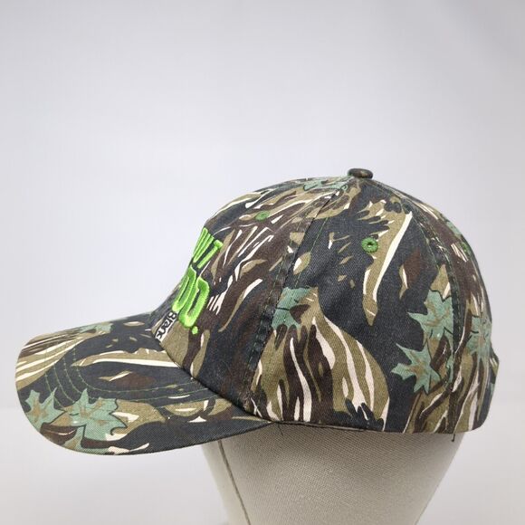 Mountain Dew Get Out and Do Strapback Hat Camo One Size Adjustable - Picture 3 of 8